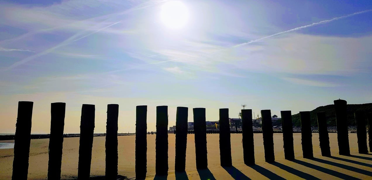 Buhnen am Weststrand von Wangerooge