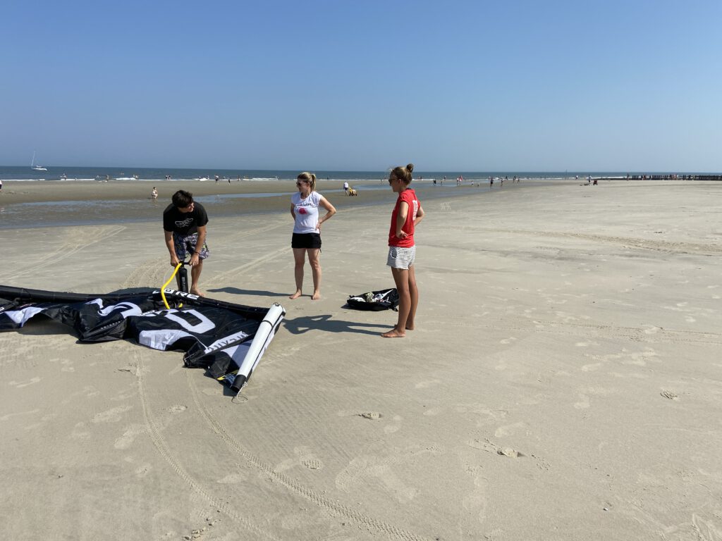 Kite Surfen lernen bei der Surfschule Wangerooge